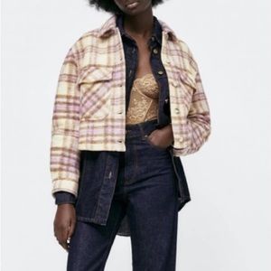 Zara Plaid Shacket